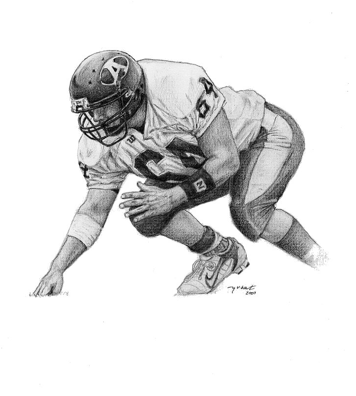Sketch, Art, Portrait, Avon Football