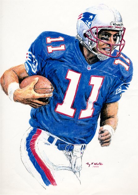 Drew Bledsoe, New England Patriots, Art