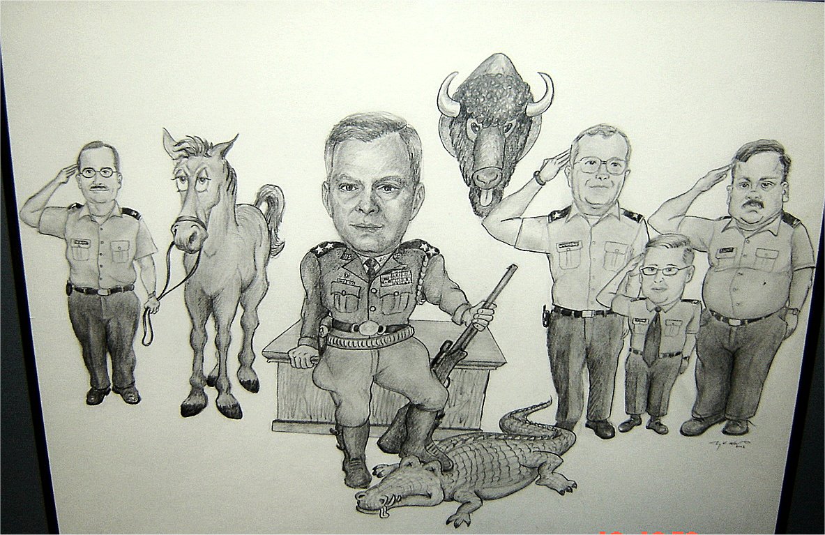 Sketch, Art, Portrait, CT National Guard