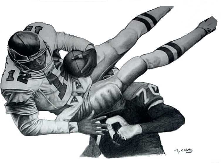 Sketch, Art, Portrait, NFL